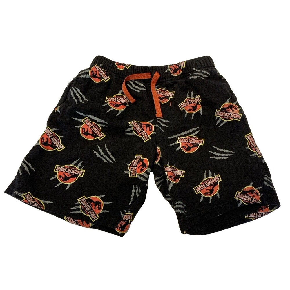 Jurassic Park Boys Youth Pajama Lounge Shorts 10/11 Dinosaur